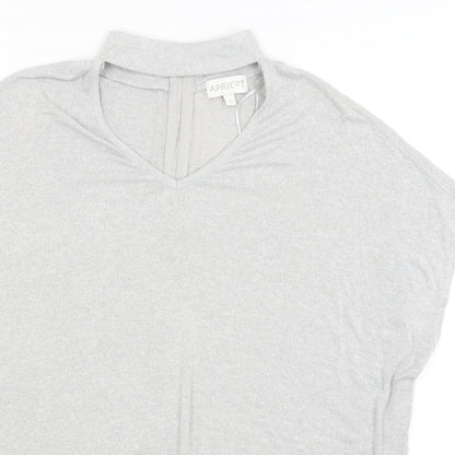 Apricot Womens Grey   Full Zip Jumper Size S