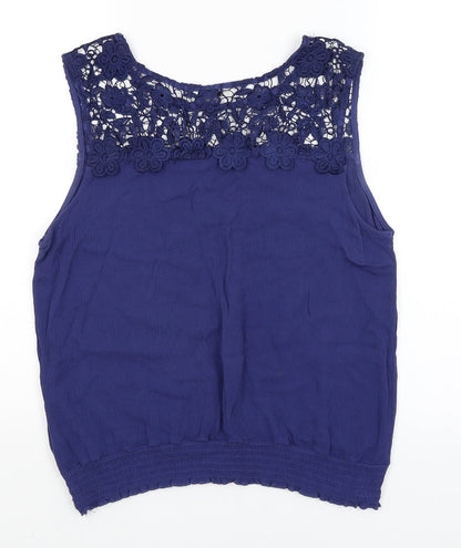 Brave Soul Womens Blue   Basic Tank Size M