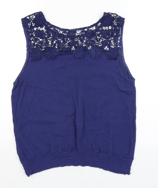 Brave Soul Womens Blue   Basic Tank Size M