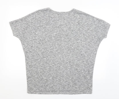 Select Womens Grey   Basic T-Shirt Size 12