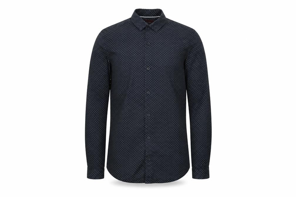 Mens UK Size S Zara Man Blue  Button-Up Long Sleeve Casual Shirt