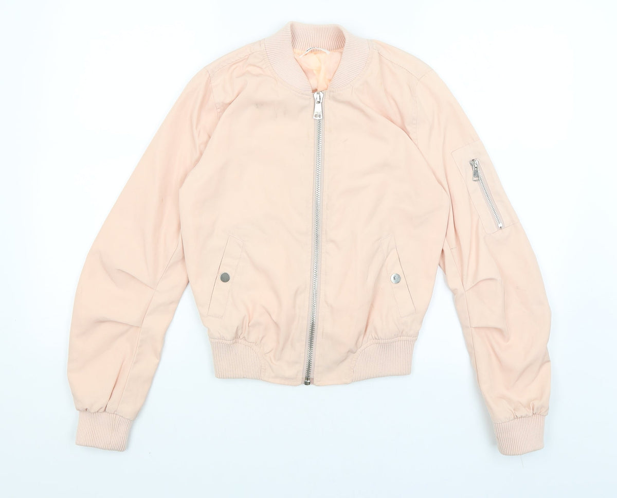 Cherry Koko Womens Pink   Jacket  Size XS