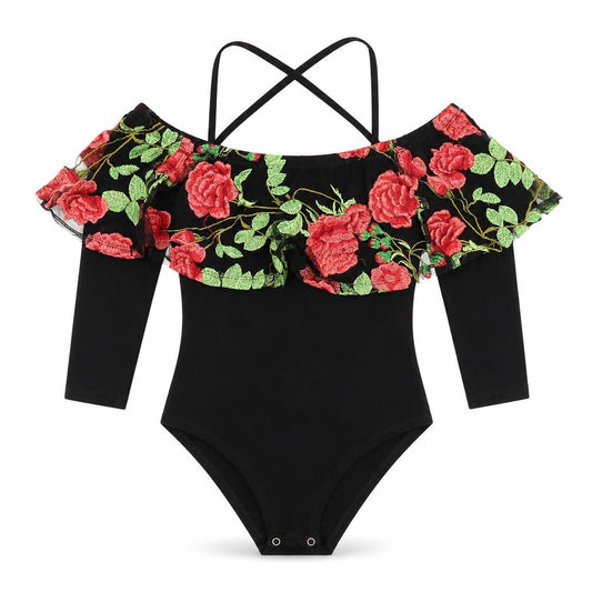 Womens UK Size 8 Select One-Piece Black Bodysuit
