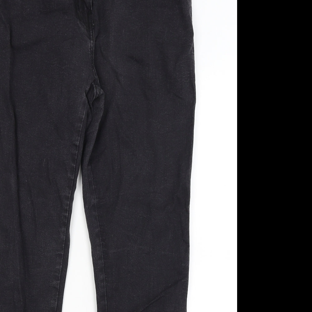 LJ Collection Womens Black   Skinny Jeans Size 16 L28 in