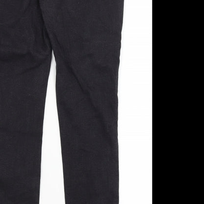 LJ Collection Womens Black   Skinny Jeans Size 16 L28 in