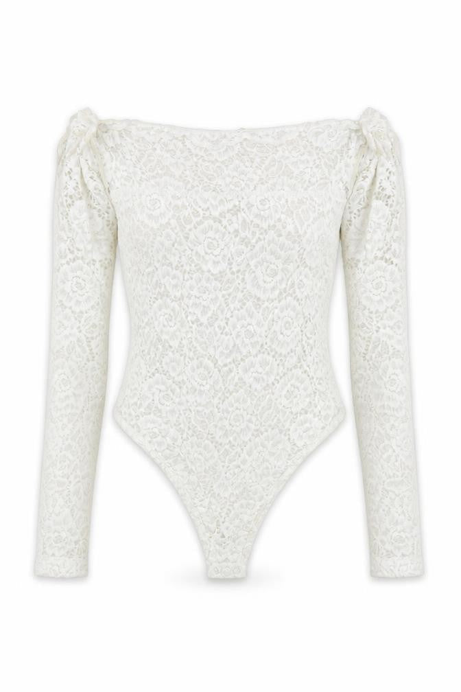 Womens UK Size 12 ASOS One-Piece White Bodysuit
