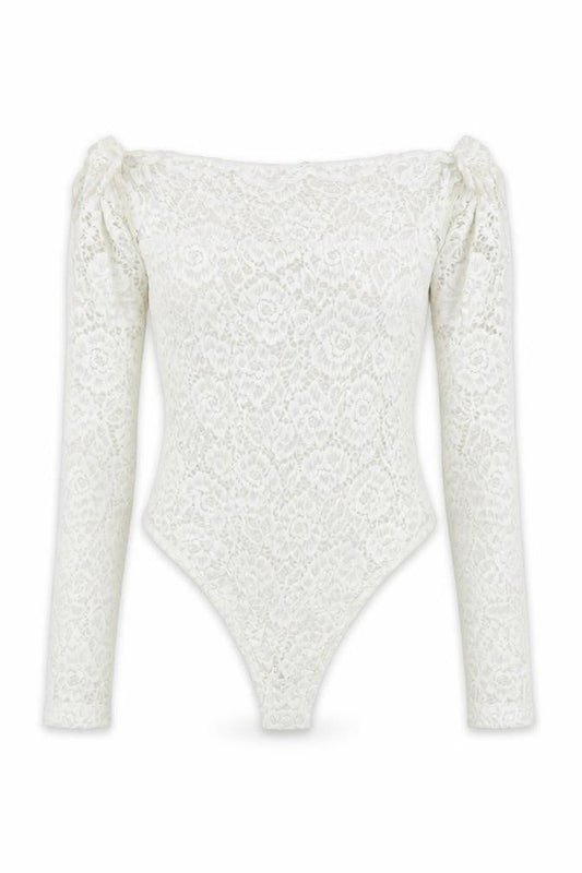 Womens UK Size 12 ASOS One-Piece White Bodysuit