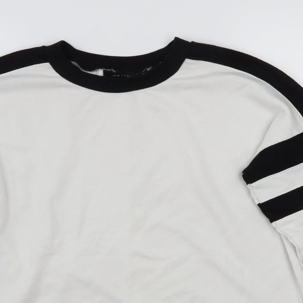Newlook Womens White   Pullover Jumper Size 12