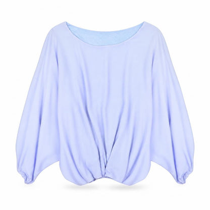 Womens UK Size S Preworn Purple Basic Blouse