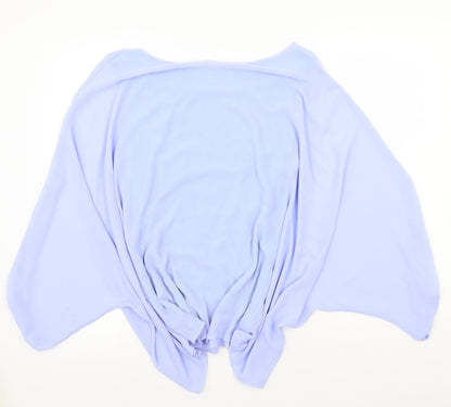Womens UK Size S Preworn Purple Basic Blouse
