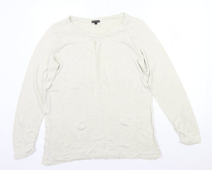 Womens UK Size 16 limited collection Beige Basic T-Shirt