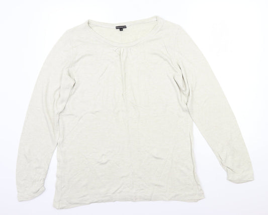 Womens UK Size 16 limited collection Beige Basic T-Shirt