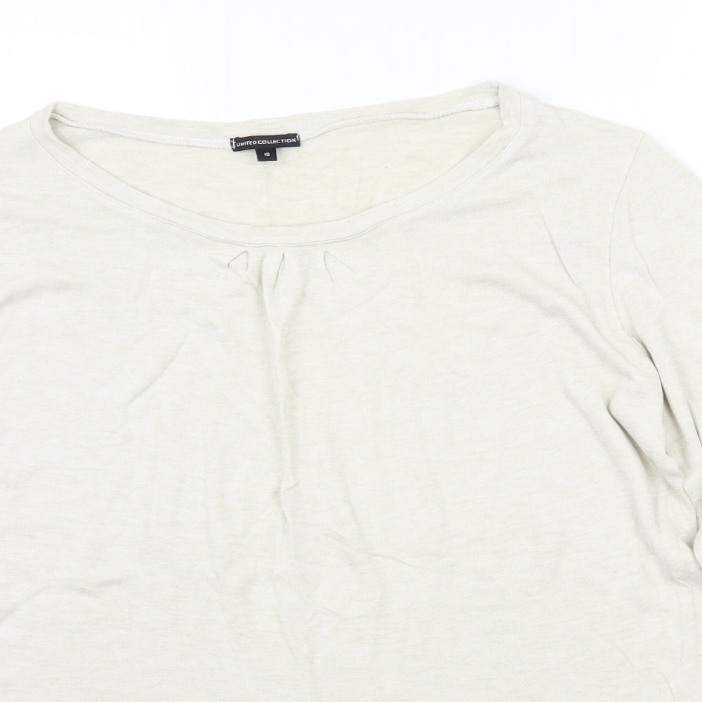 Womens UK Size 16 limited collection Beige Basic T-Shirt