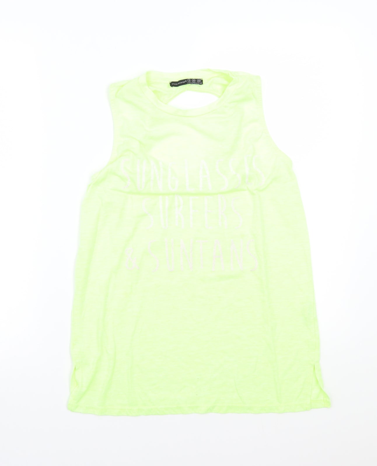 Primark Womens Green   Basic T-Shirt Size 6