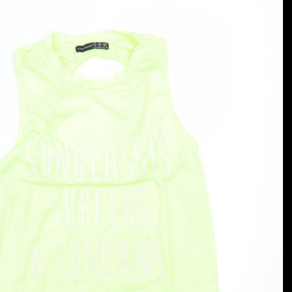 Primark Womens Green   Basic T-Shirt Size 6