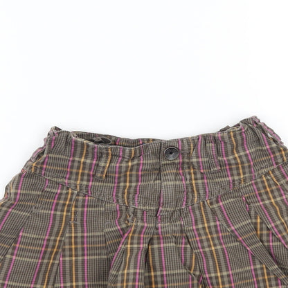 The Children's Place Girls Grey Check  A-Line Skirt Size 6 Years