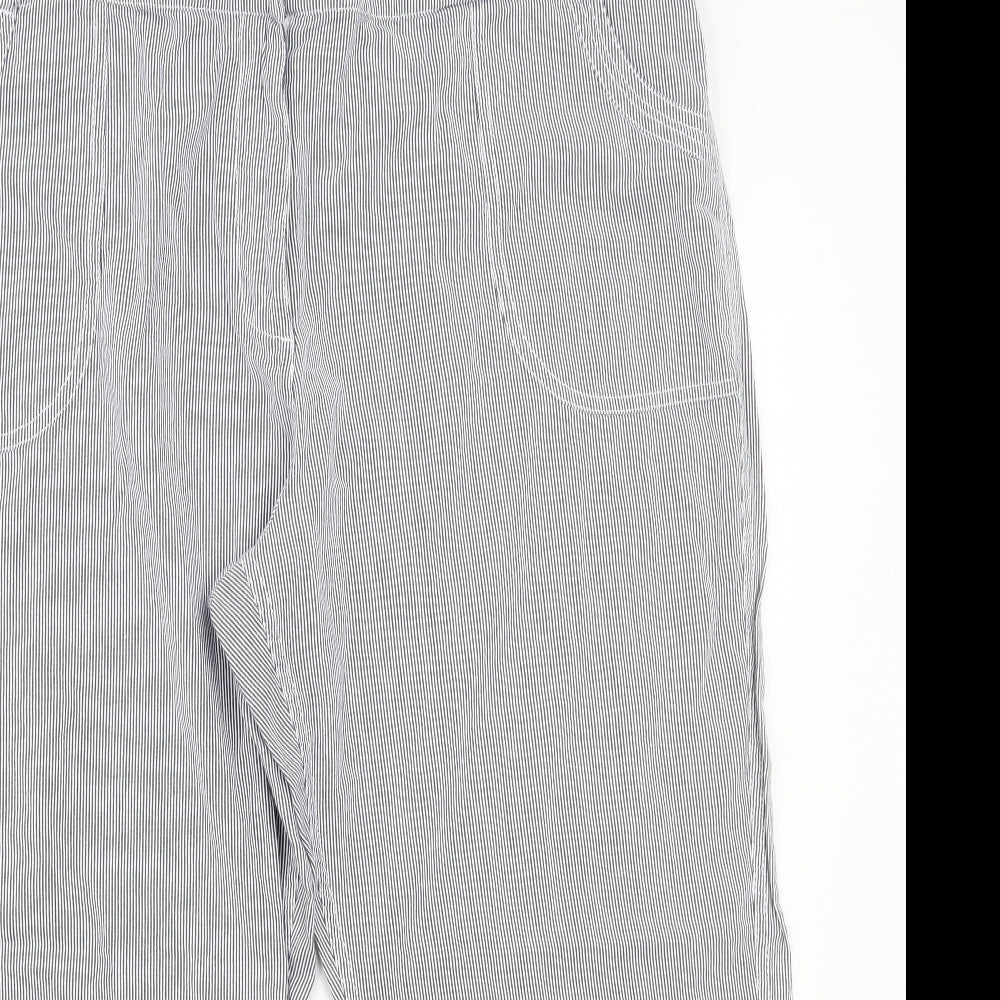 Womens UK Size 18 BM Regular Fit  White Trousers