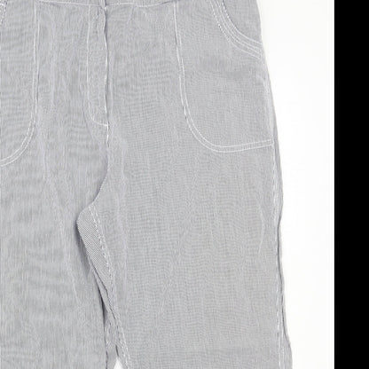 Womens UK Size 18 BM Regular Fit  White Trousers