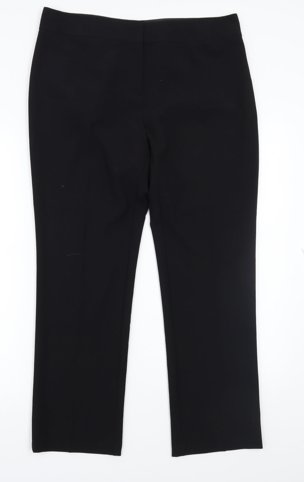 Womens UK Size 14 Marks and Spencer Regular Fit  Black Trousers