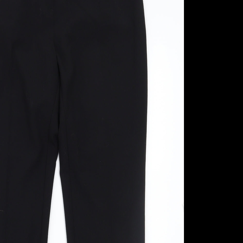 Womens UK Size 14 Marks and Spencer Regular Fit  Black Trousers