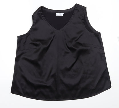 BB Womens Black   Basic Blouse Size L