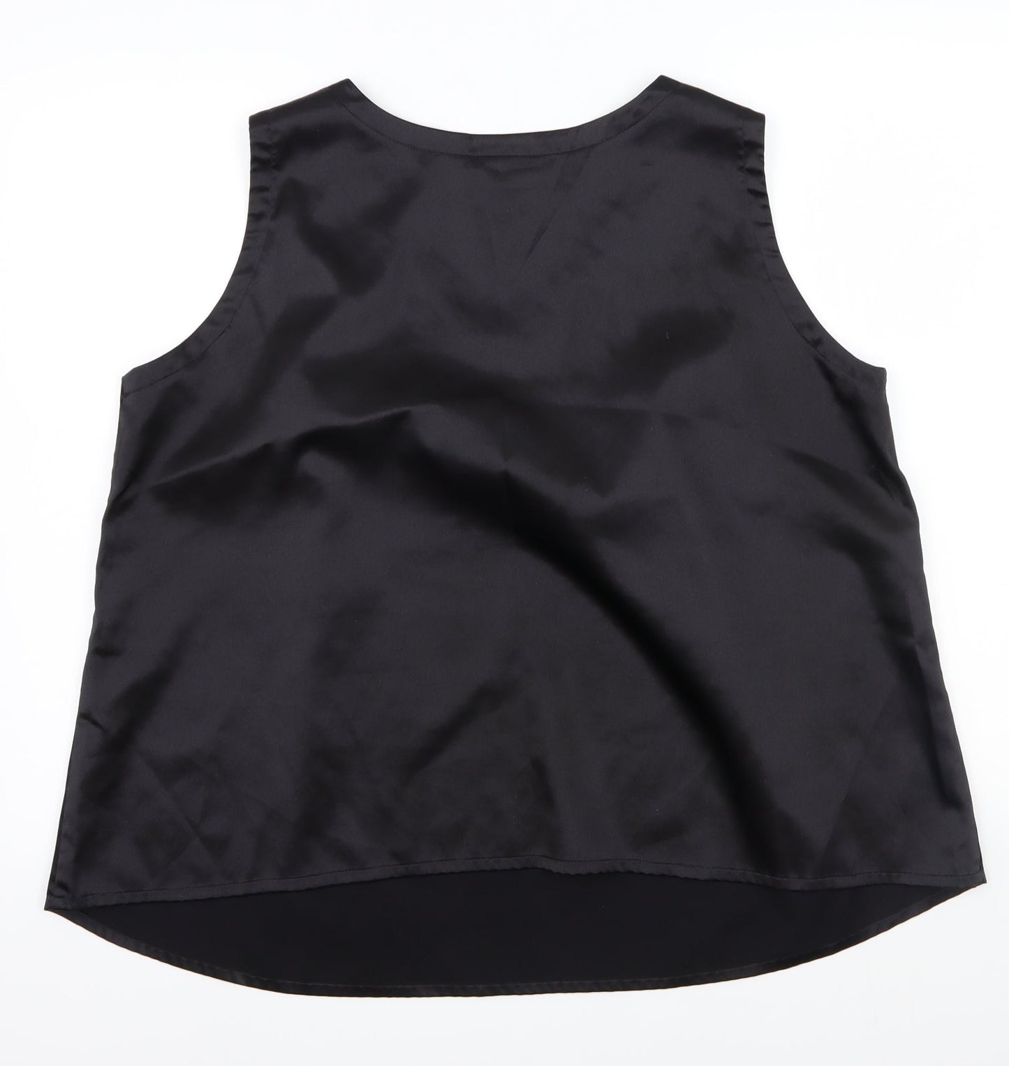 BB Womens Black   Basic Blouse Size L