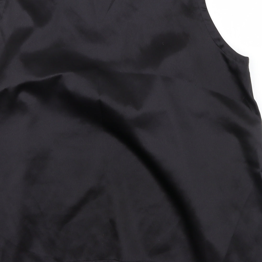 BB Womens Black   Basic Blouse Size L