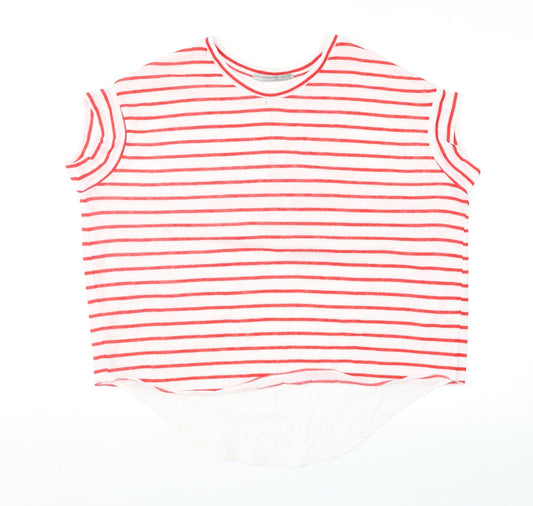 Atmosphere Womens Red Striped  Pullover Jumper Size 10