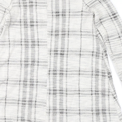 River Island Womens Grey Check  A-Line  Size 8