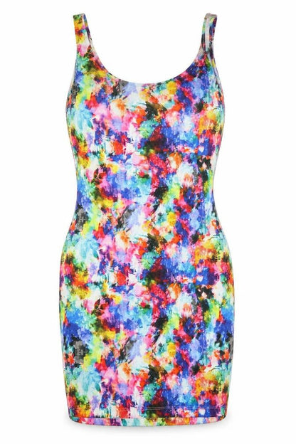 Love Label Womens Multicoloured Geometric  Sheath  Size 8