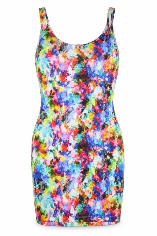 Love Label Womens Multicoloured Geometric  Sheath  Size 8
