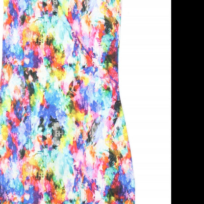 Love Label Womens Multicoloured Geometric  Sheath  Size 8