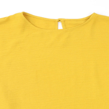Primark Womens Yellow   Basic Blouse Size 14