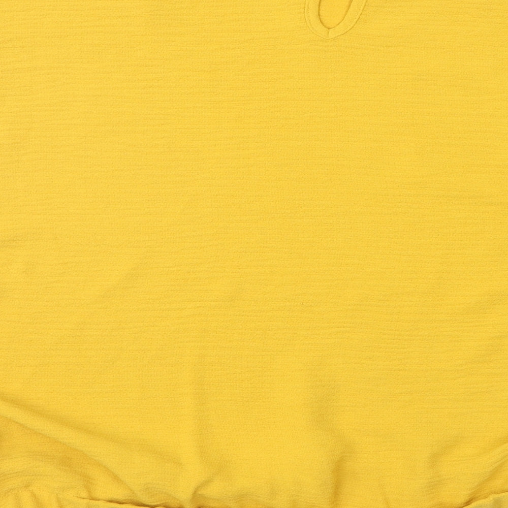 Primark Womens Yellow   Basic Blouse Size 14