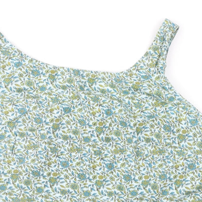 Womens UK Size 16 Preworn Green Basic Blouse