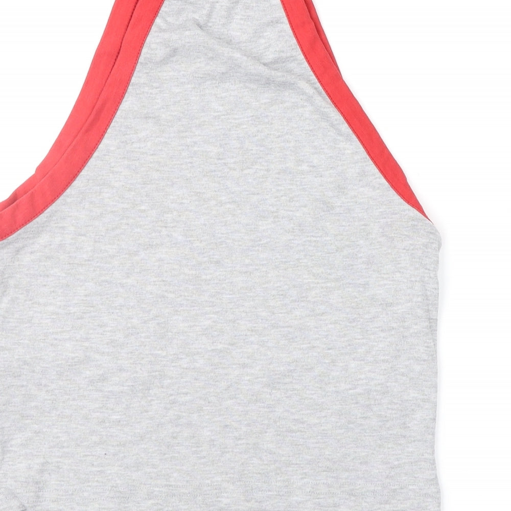 New Look Womens Grey   Basic T-Shirt Size 12