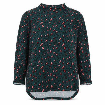 Studio Womens Green Animal Print  Pullover Jumper Size 12