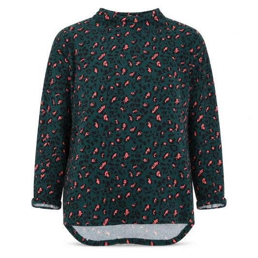 Studio Womens Green Animal Print  Pullover Jumper Size 12