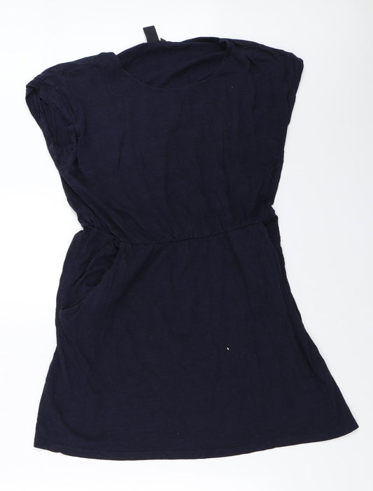 H&M Womens Blue   Skater Dress  Size M