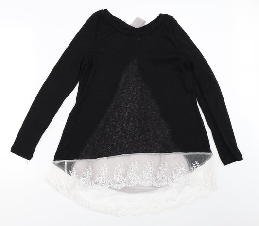 Preworn Womens Black   Pullover Jumper Size 12