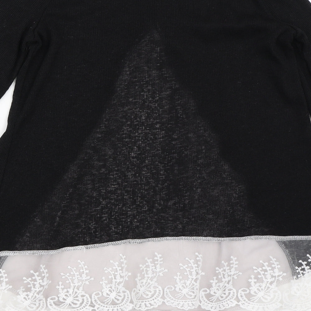 Preworn Womens Black   Pullover Jumper Size 12