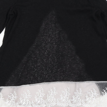 Preworn Womens Black   Pullover Jumper Size 12