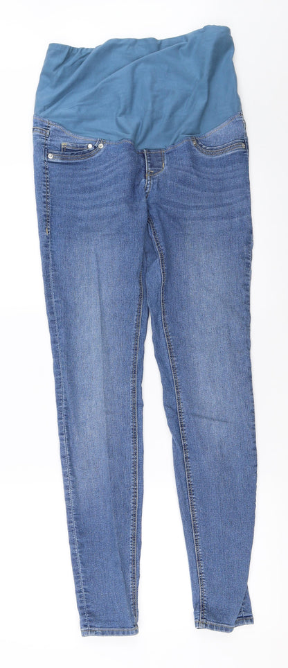 Womens UK Size 38 H&M Regular Fit Skinny Blue Jeans