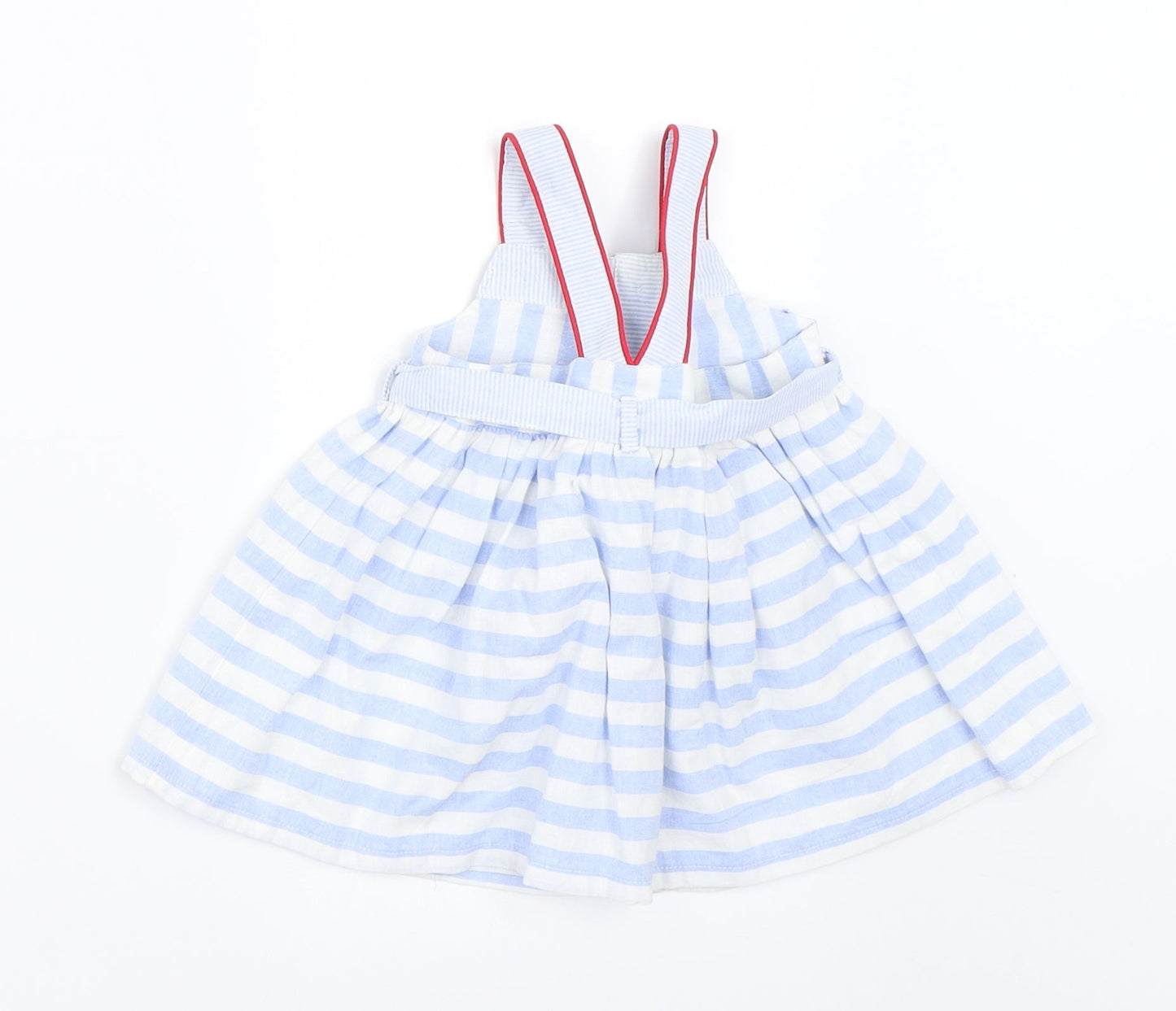 Sergent Major Girls Blue Spotted  Fit & Flare  Size 0-3 Months