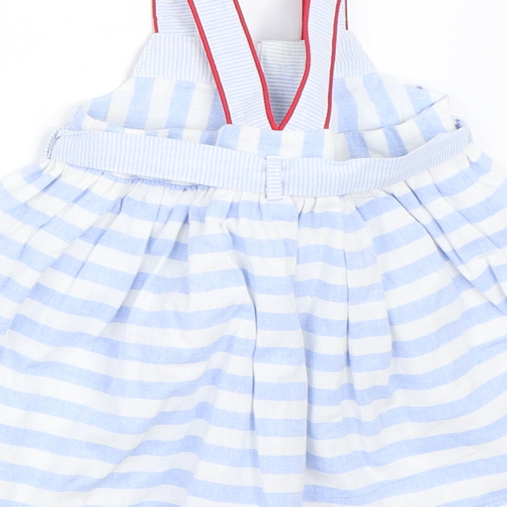 Sergent Major Girls Blue Spotted  Fit & Flare  Size 0-3 Months