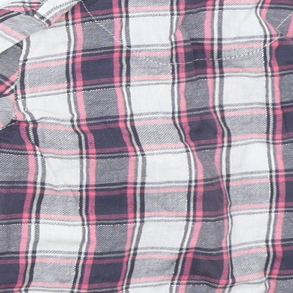 Primark Girls Grey Check  Basic Button-Up Size 6-9 Months