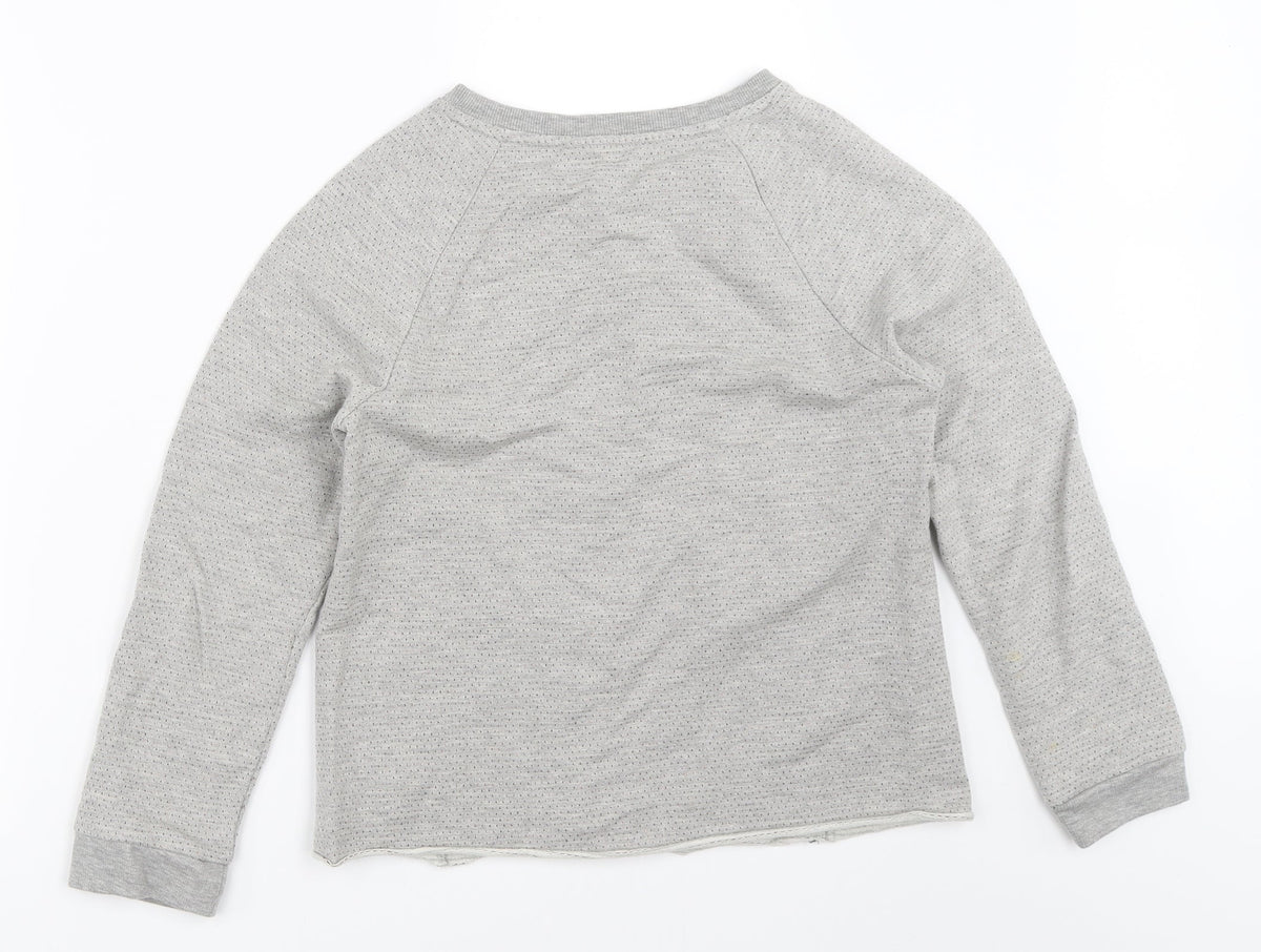 Next Girls Grey   Pullover Sweatshirt Size 12 Years