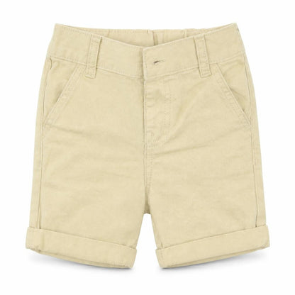 Front view of Tu Baby Beige Cropped Leggings, size 12, Months