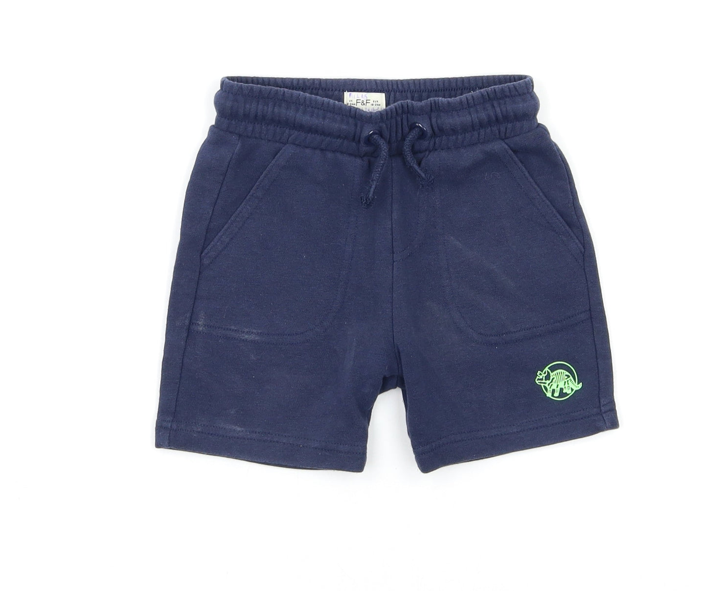 F&F Baby Blue   Cropped Trousers Size 18 Months