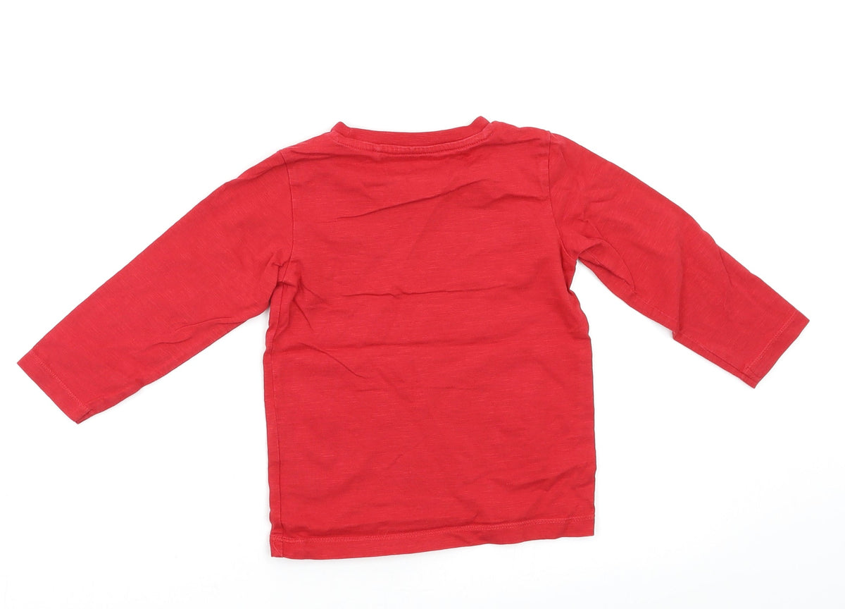 NEXT Baby Red   Basic Polo Size 12 Months